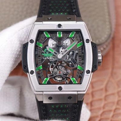 Hublot Masterpiece Tourbillon 906.NX.0129.VR.AES13 JB Factory 1:1 Best Edition Replica Watch Skeletonized Dial Swiss HUB 9006